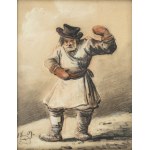Alexander Orlovsky (1777 Warsaw-1832 St. Petersburg), Russian Peasant, 1809.