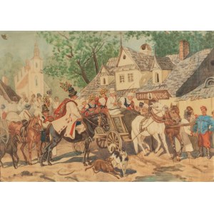 Kajetan Kosiński (1847 Luzhany en Bucovine - 1935 Lviv), Les noces de Cracovie