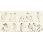 Michal Plonski (1778 Warsaw - 1812 Warsaw), Collection of 12 co-opted prints, 1802.