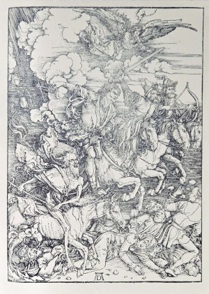 Albrecht Dürer (1471-1528), Czterej jeźdźcy Apokalipsy (faksymile)