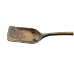 Silver-plated salt and pepper shakers with spoon
