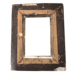 Richly decorated, gilded frame