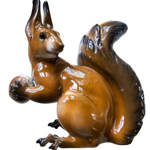 Porcelain squirrel, Rosenthal, designed by Theodor Kärner