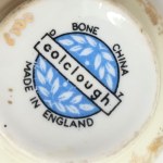 Dekorativer Triosatz für zwei Personen, Colclough, England