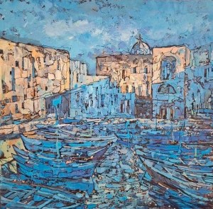 Mirosław Rusinek, Blue City, 2022