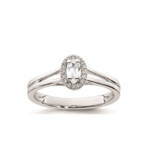 KLASSISCHER 18K GOLD RING MIT 1015 NAT 18K DIAMANTEN