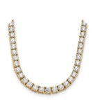 212/Y CLASSIC CLASSIC TENNIS-TYPE GOLD NECKLACE WITH LAB-GROWN DIAMONDS