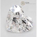 NATURAL DIAMOND - HEART - 1.00 CT F VVS2 - BRILLIANT - GIA