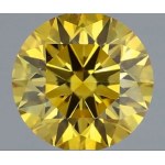 0.50 CT FANCY VIVID YELLOW VVS1 LAB-GROWN DIAMOND