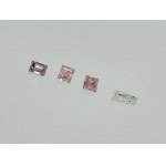 4 NATURAL POLISHED DIAMONDS 0.41 LIGHT PINK - I1 - 3 - AM20705-29