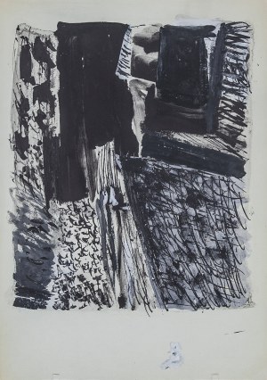 Jan BERDYSZAK (1934-2014), Kartka ze szkicownika, 1962