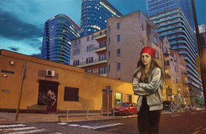 Mariusz Maksel (ur. 1981), The girl with the red bandana, 2023