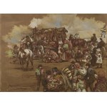 Tadeusz RYBKOWSKI (1848-1926), Targ na Placu Bernardyńskim we Lwowie - studium, 1894