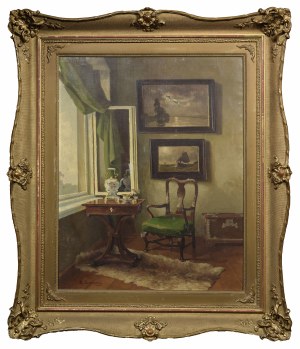 Dora SEEMANN (1858-1923), Wnętrze saloniku