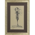 Witold WOJTKIEWICZ (1879-1909), Jadwiga Mrozowska jako Psyche w sztuce Jerzego Żuławskiego „Eros i Psyche”, 1904