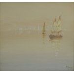 Soter JAXA-MAŁACHOWSKI (1867-1952), Żaglówki, 1936