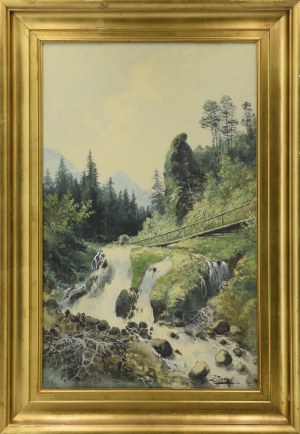 Tadeusz SKOWROŃSKI (1917-1944), Mostek nad wodospadem