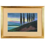Wojciech BETLEY (1867- ca.1920), Italian Landscape, 1900