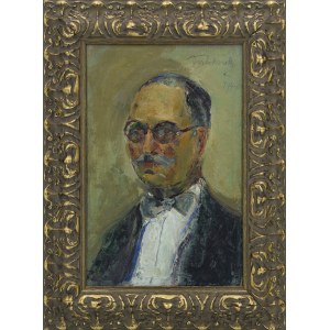 Włodzimierz TERLIKOWSKI (1873-1951), Porträt eines Mannes mit einer Fliege, 1946