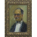 Włodzimierz TERLIKOWSKI (1873-1951), Portret mężczyzny w muszce, 1946