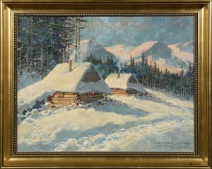 Leszek STAŃKO (1924-2010), Chaty w górach, 1980