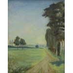 Mieczysław REYZNER (1861-1941), Pejzaż z polną dróżką, 1928
