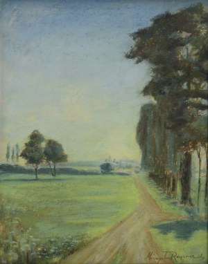 Mieczysław REYZNER (1861-1941), Pejzaż z polną dróżką, 1928