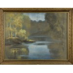 Wacław ŻABOKLICKI (1879-1959), Pejzaż z rozlewiskiem, 1939