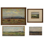 Włodzimierz DMYTRYSZYN (1905-1992), Zestaw 4 prac - Pejzaże, lata 30. XX w.