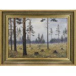 Stanisław CZARNOWSKI (1872-1919), Pejzaż - Las, 1905