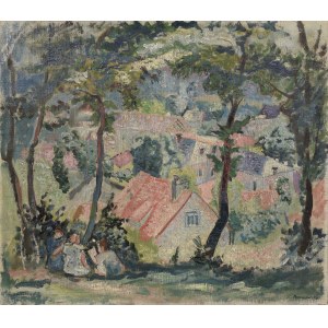 Stanislaw BORYSOWSKI (1901-1988), Landscape with houses