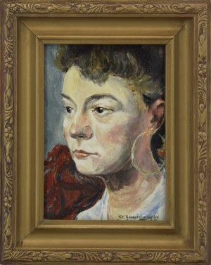Stanisław SAWICZEWSKI (1866-1943), Portret dziewczyny