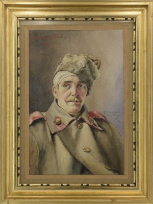 Michał SOZAŃSKI (1853-1923), Portret żołnierza, 1915