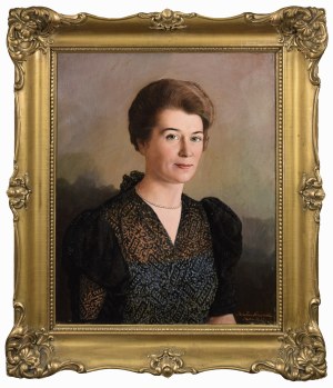 Bolesław NAWROCKI (1877-1946), Portret pani Maciejowskiej, 1937