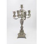 Five-light candelabra, four-armed