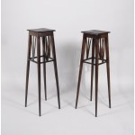 A pair of pedestals - flowerbeds from the interwar period