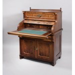 Cylindrical desk in the style of Louis Philippe