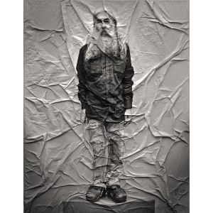 Andrzej Dudek - Dürer living sculpture, metaphysical performance, after Venice in 53