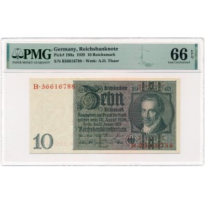 Germany - 10 Reichsmark 1929 * P180a