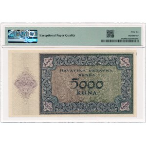 Croatia - 5000 Kuna 1943 * P14a