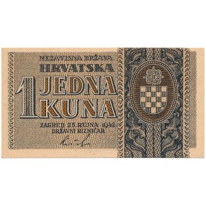 Chorwacja - 1 Kuna 1942 * P7b
