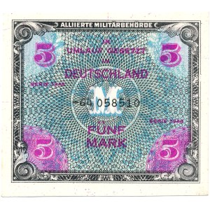 Germany - Allied Occupation - 5 Mark 1944 * P193d * USSR print.