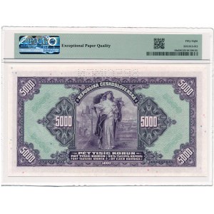 Czechy & Morawy - 5000 Korun 1943 * P16s * SPECIMEN