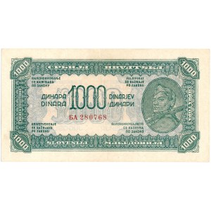 Jugosławia - 1000 Dinara 1944 * P55b