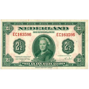 Holandia - 2 1/2 Gulden 1943 (1944) * P65 * Rząd Emigracyjny