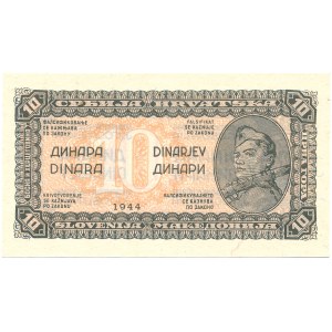 Yugoslavia - 10 Dinar 1944 * P50a