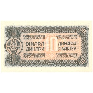 Yugoslavia - 10 Dinar 1944 * P50a
