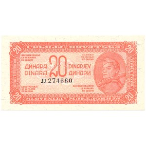 Yugoslavia - 20 Dinar 1944 * P51a
