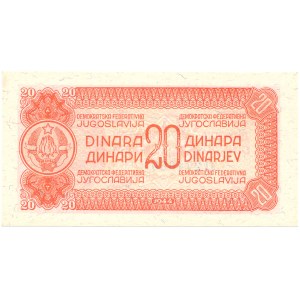 Yugoslavia - 20 Dinar 1944 * P51a