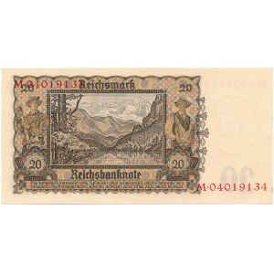 Germany - 20 Reichsmark 1939 (1945) * P185